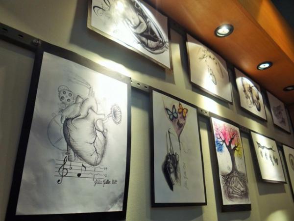 Desenhos inspirados em aulas de anatomia entram em exposição na Garte/UCPel
