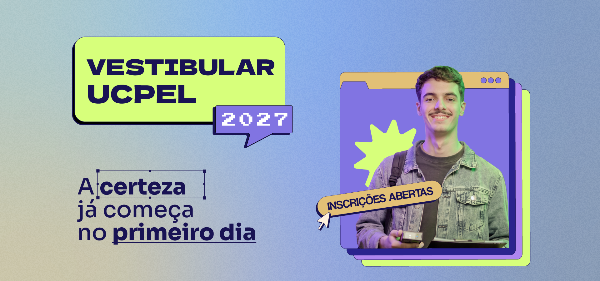 Inscrições abertas graduação