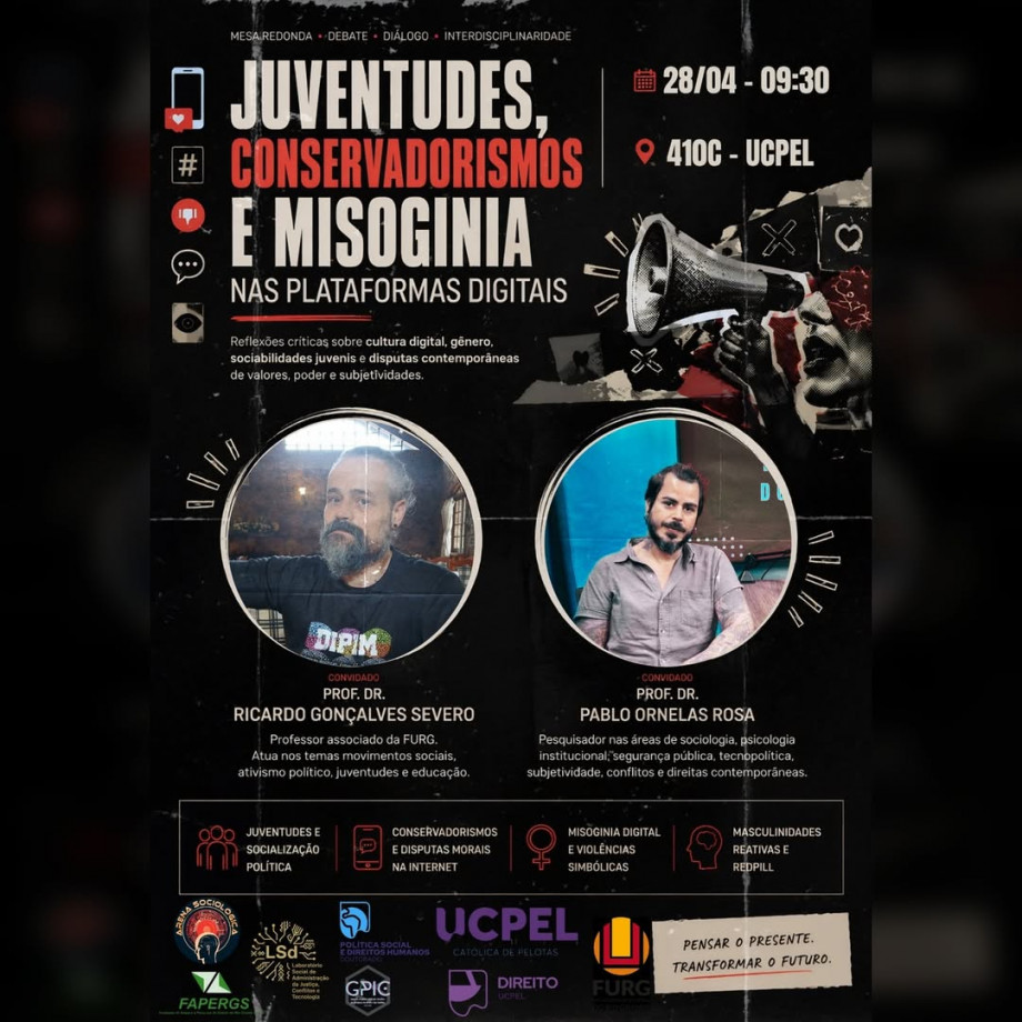UCPel promove debate sobre redes sociais e discursos de gênero