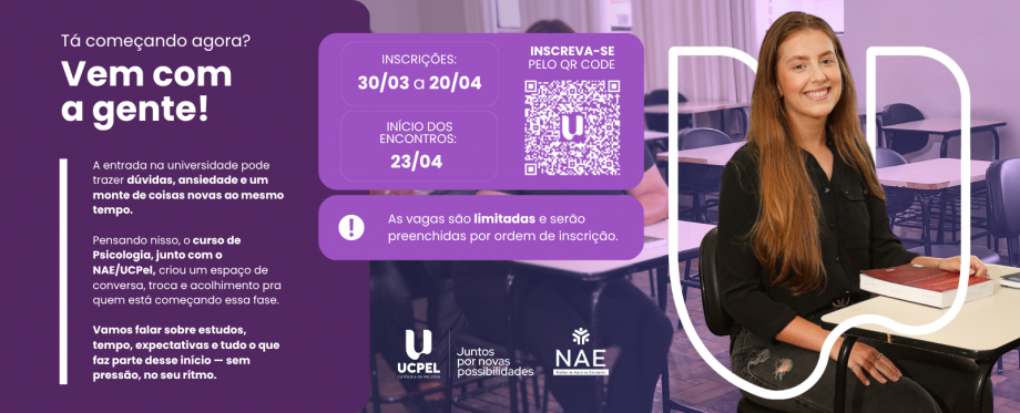 UCPel abre inscrições para oficina de habilidades sociais