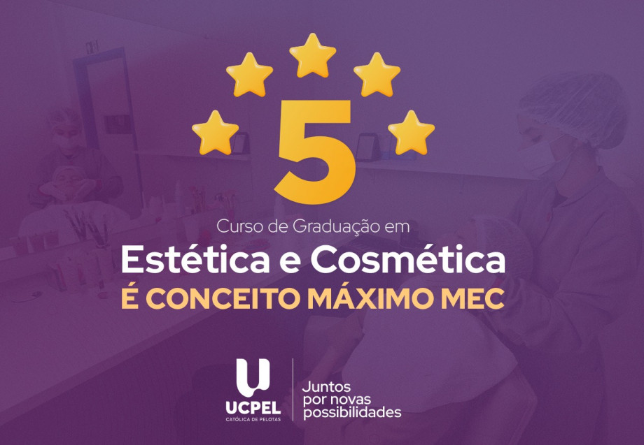 Estética e Cosmética da UCPel tem conceito máximo do MEC