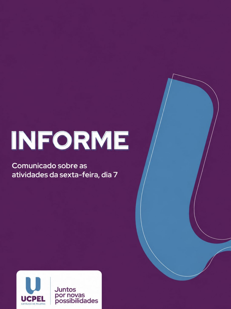 Comunicado: atividades nesta sexta-feira (07)