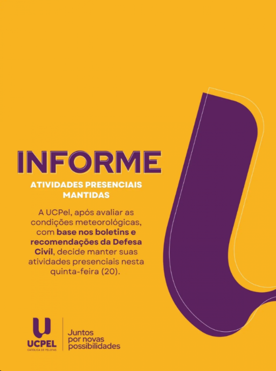 Atividades presenciais mantidas nesta quinta-feira (20)
