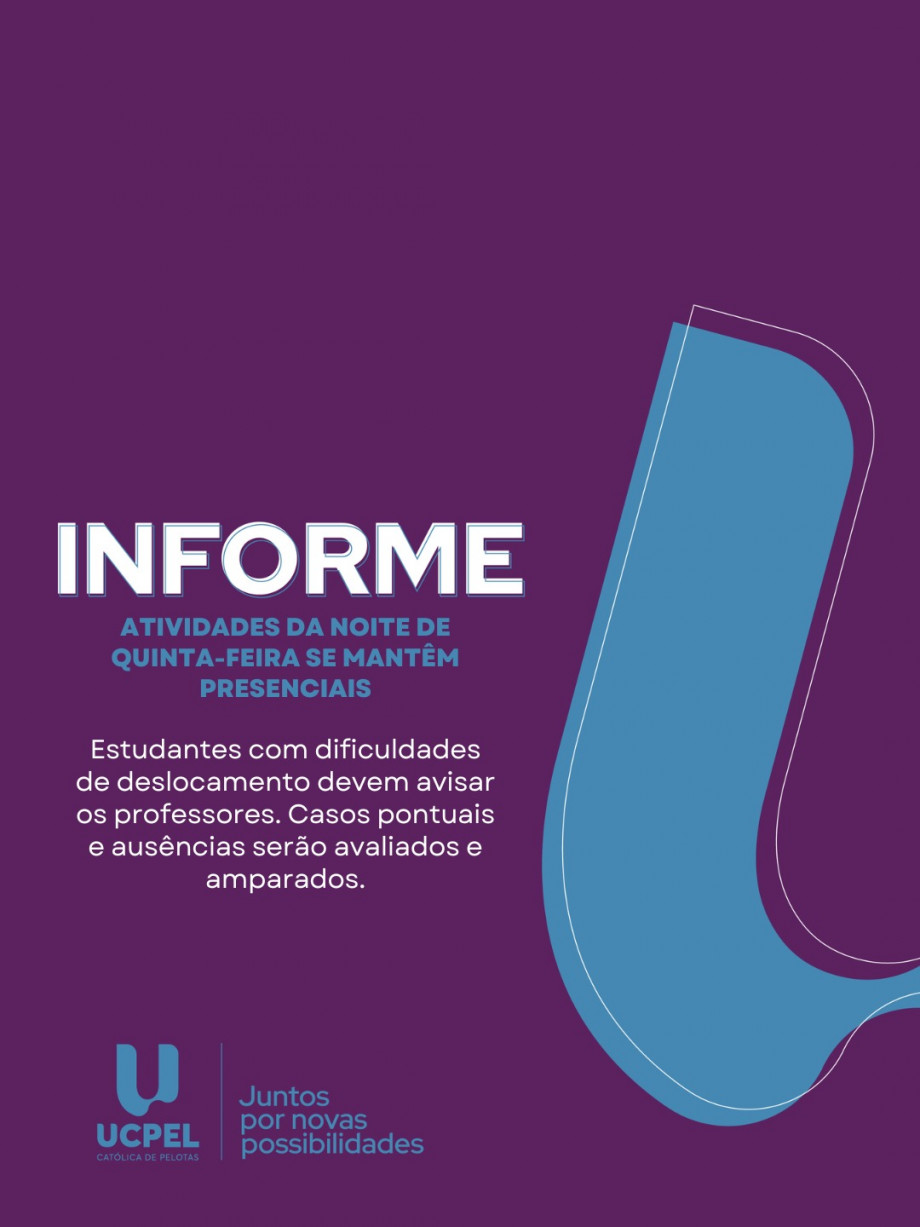Atividades presenciais mantidas na noite desta quinta-feira (20)
