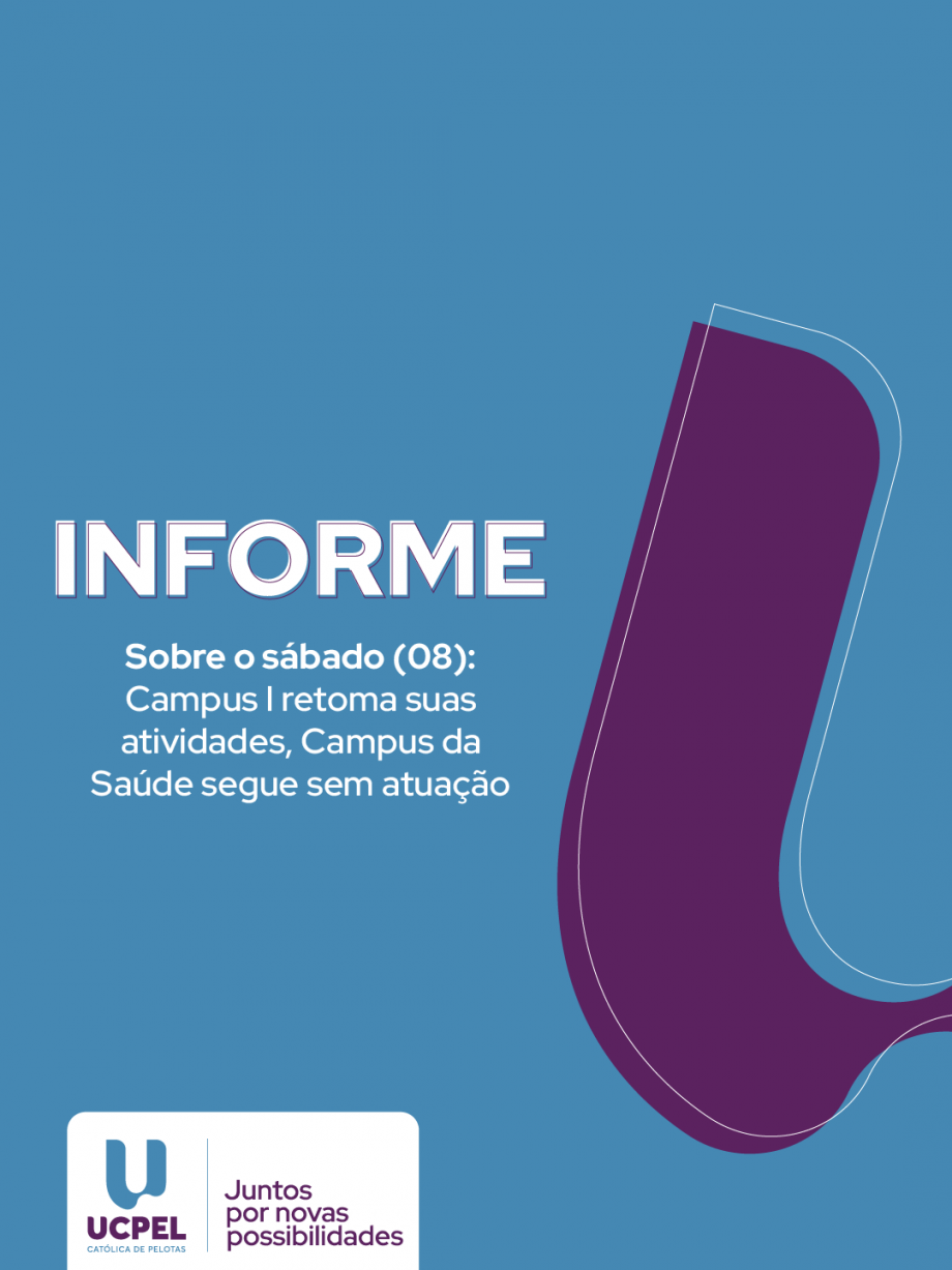 Comunicado: Sobre as atividades deste sábado (08)