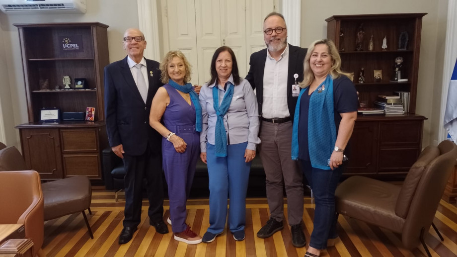 Reitor da UCPel recebe representantes do Rotary Club