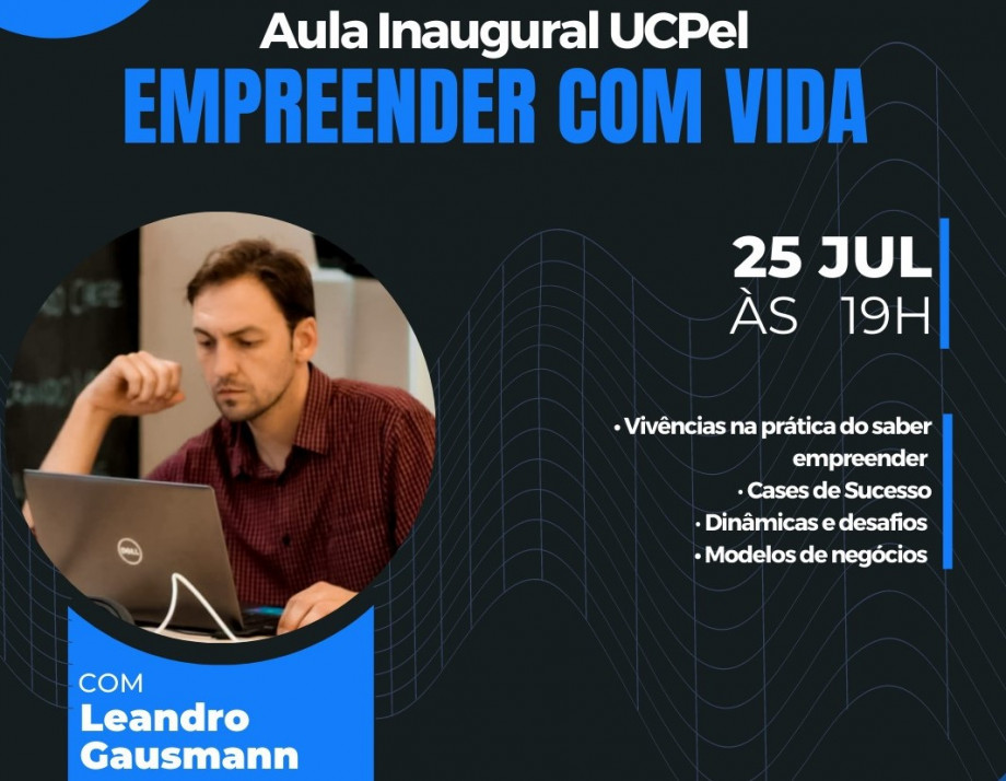 Acolhida da UCPel terá palestra com Leandro Gausmann