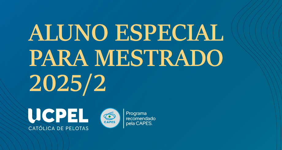 UCPel abre vaga para aluno especial em cursos de mestrado