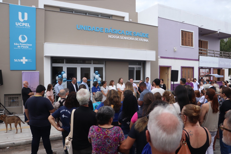 UCPel entrega novas instalações da UBS Fátima