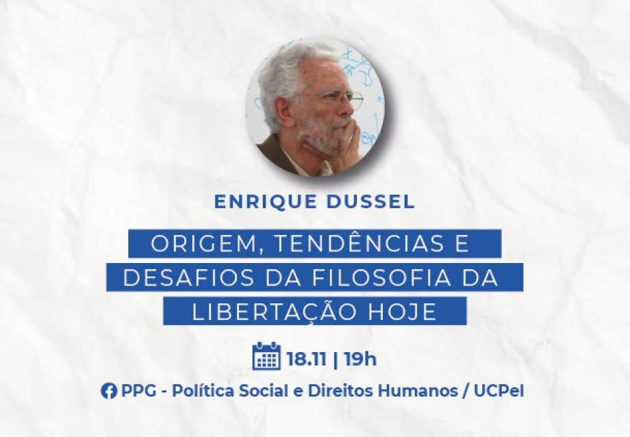 UCPel realiza conferência sobre os 50 anos da  Filosofia da Libertação