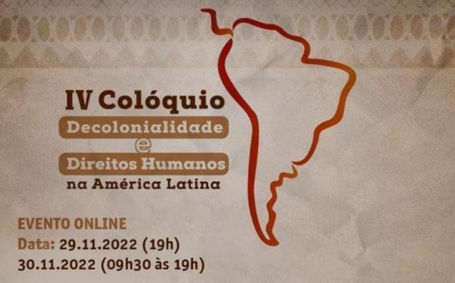 IV Colóquio Decolonialidade e Direitos Humanos na América Latina inicia no dia 29
