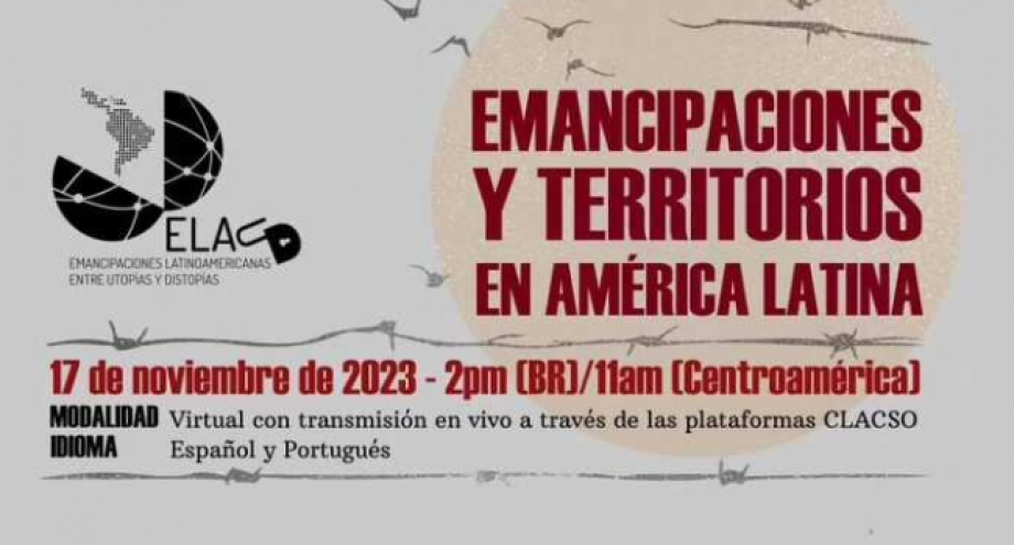 PPGPSDH realiza mesa virtual sobre emancipações e territorialidade na América Latina