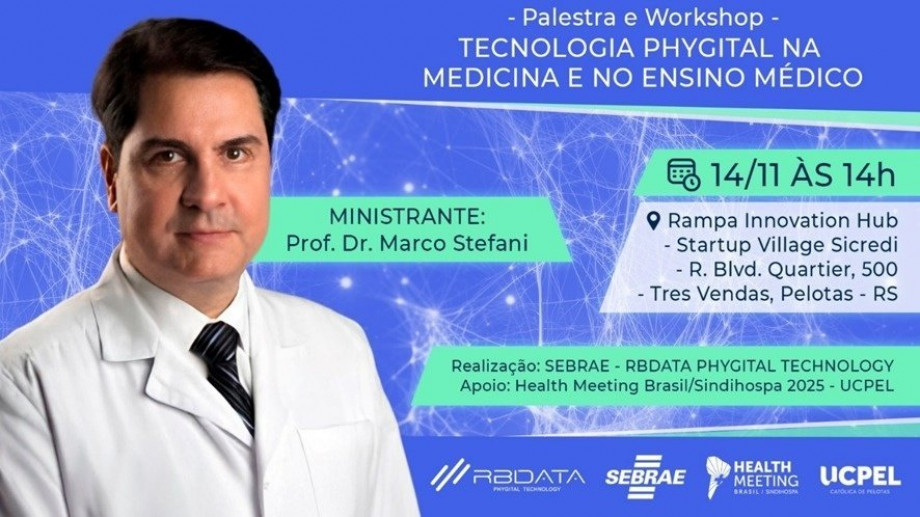 UCPel é apoiadora de palestra sobre uso de tecnologia no ensino médico