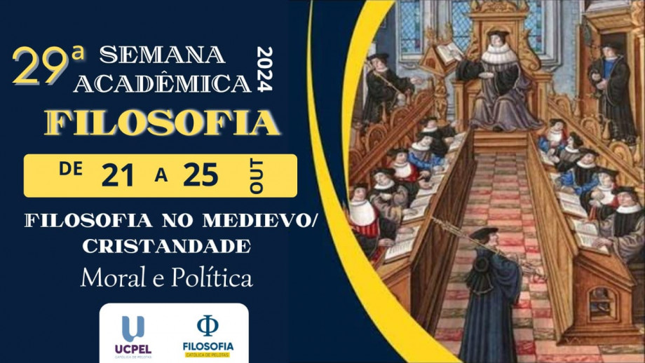 Semana Acadêmica do Curso de Filosofia inicia segunda-feira (21)