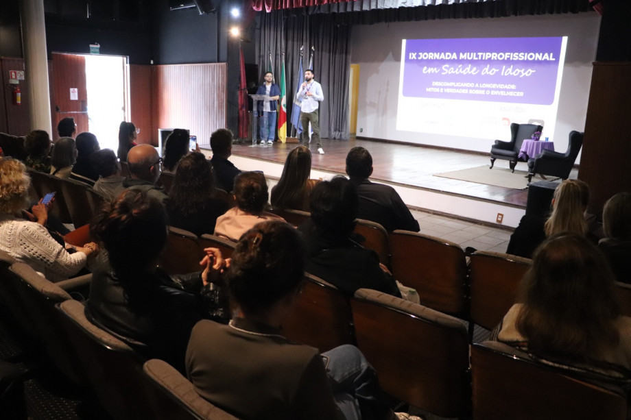 UCPel realiza abertura da IX Jornada Multiprofissional em Saúde do Idoso