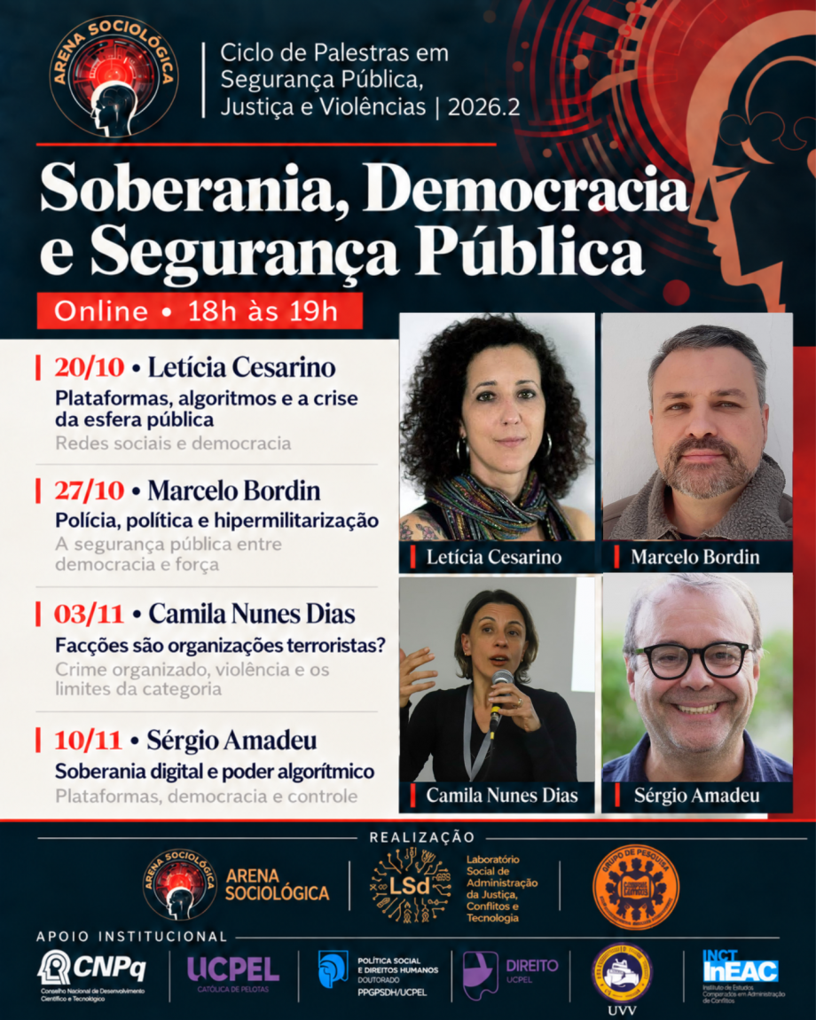 UCPel promove ciclo de palestras sobre Soberania, Democracia e Segurança Pública