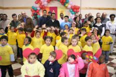 Pais e filhos confraternizam no Lar da Criança São Luiz Gonzaga
