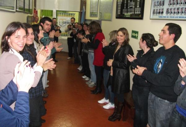 Unidade de Santa Vitória comemora aniversário da Católica