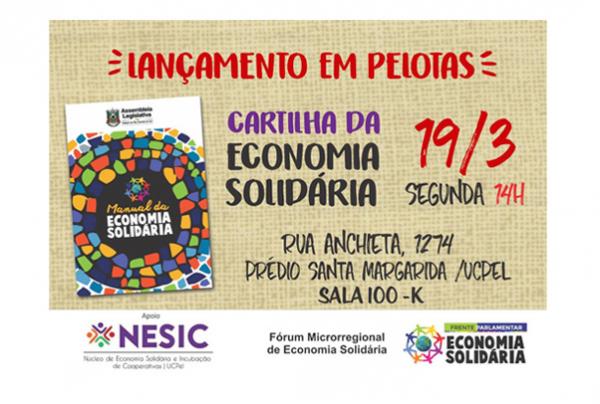 Cartilha da Economia Solidária é lançada na UCPel