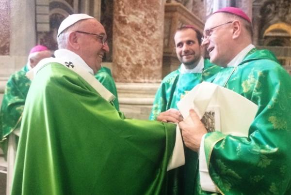 Dom Jacinto Bergmann tem encontro com o Papa Francisco no Vaticano