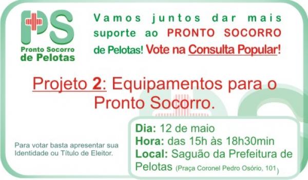 Pronto Socorro participa de votação da Consulta Popular