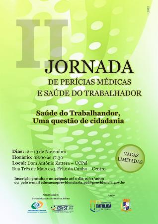 II Jornada de Perícias Médicas e Saúde do Trabalhador com inscrições abertas