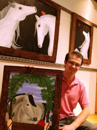 Temática campestre é objeto de exposição na Garte