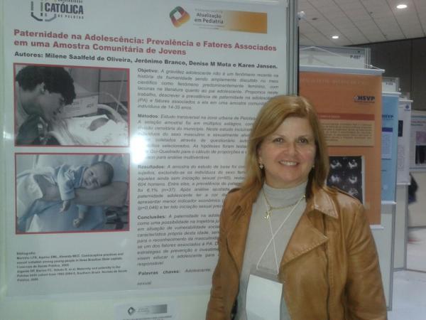 Professora da UCPel recebe prêmio em Congresso Gaúcho de Pediatria