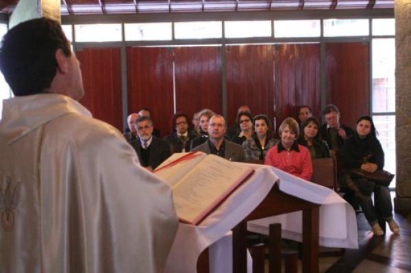 Primeira missa do ano foi celebrada na UCPel