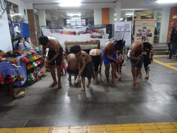 Encerramento da Campanha do Agasalho da UCPel conta com participação da tribo Kaingang