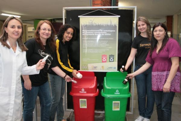 Reaproveitamento de embalagens é foco de projeto da Farmácia