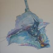 Michele Iannarella na Galeria de Arte da UCPel