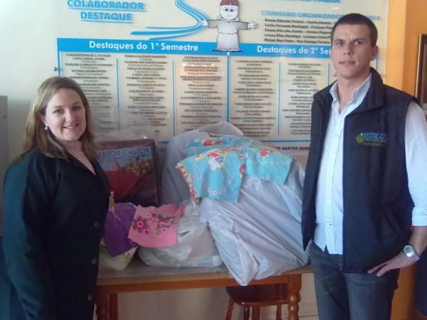 Jovem realiza doações ao HUSFP