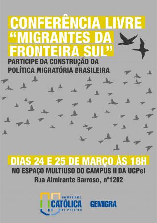 UCPel prepara conferência para debater direitos de migrantes
