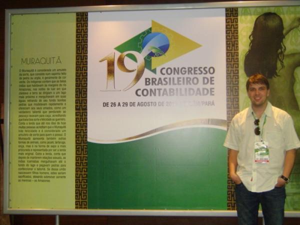 Acadêmico representa a UCPel em Congresso de Contabilidade