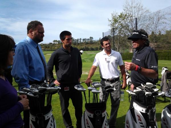 Golfista apoiado pela UCPel visita principal fábrica de tacos dos EUA