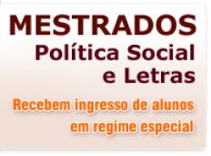 Mestrados da UCPel com ingresso para alunos especiais