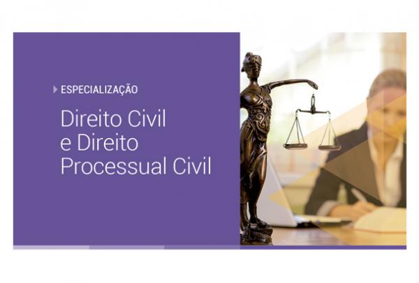 Especialização em Direito Civil e Direito Processual Civil está com as inscrições abertas