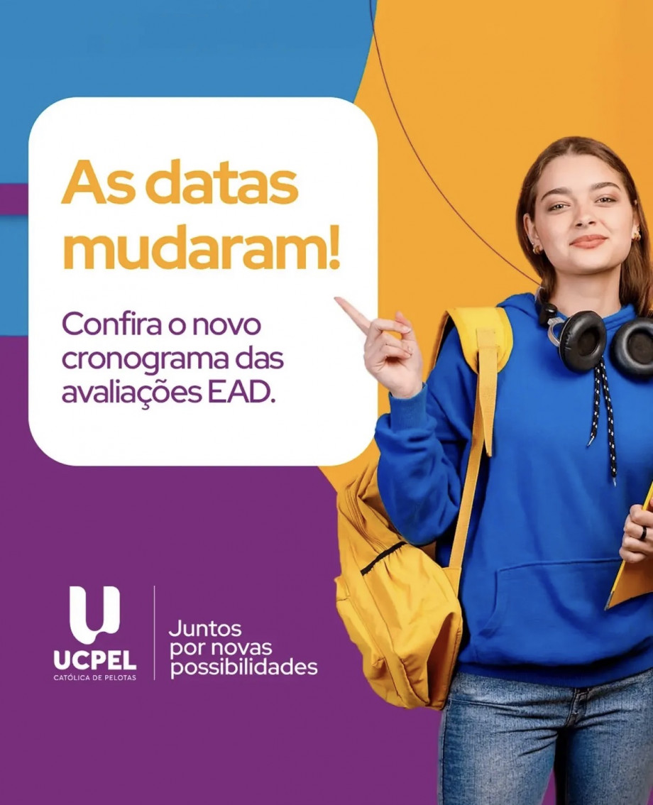 UCPel divulga novo cronograma para avaliações EAD