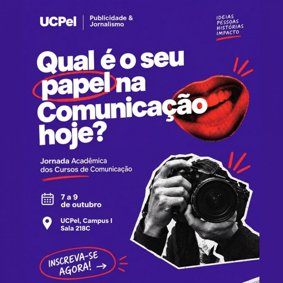 UCPel realiza V Jornada Acadêmica de Comunicação